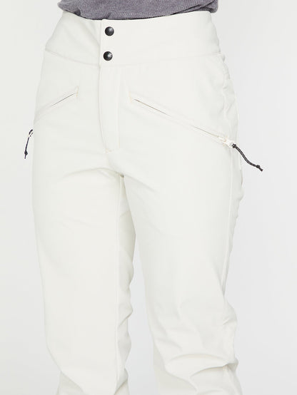 Battle Stretch High Rise Snow Pants - Off White