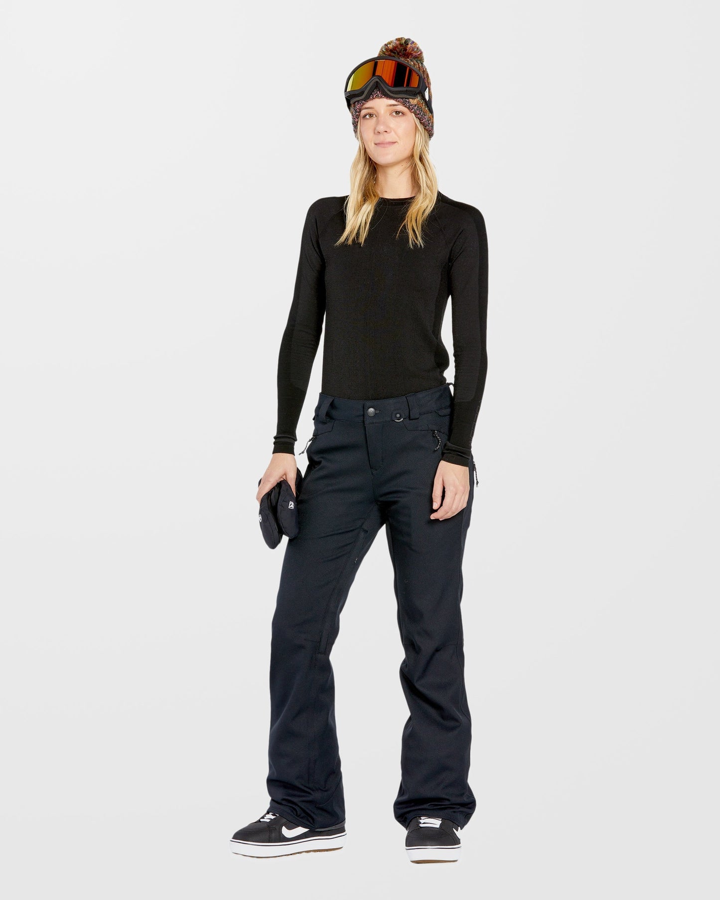 Genus Stretchhose - Schwarz