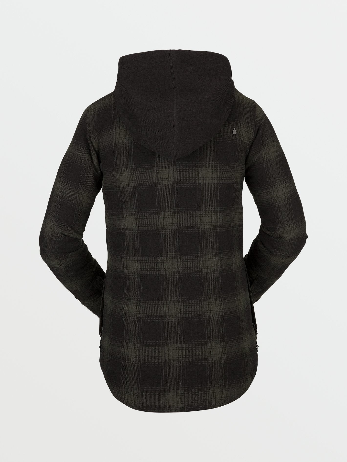 Veste Hooded Flannel - BLACK GREEN