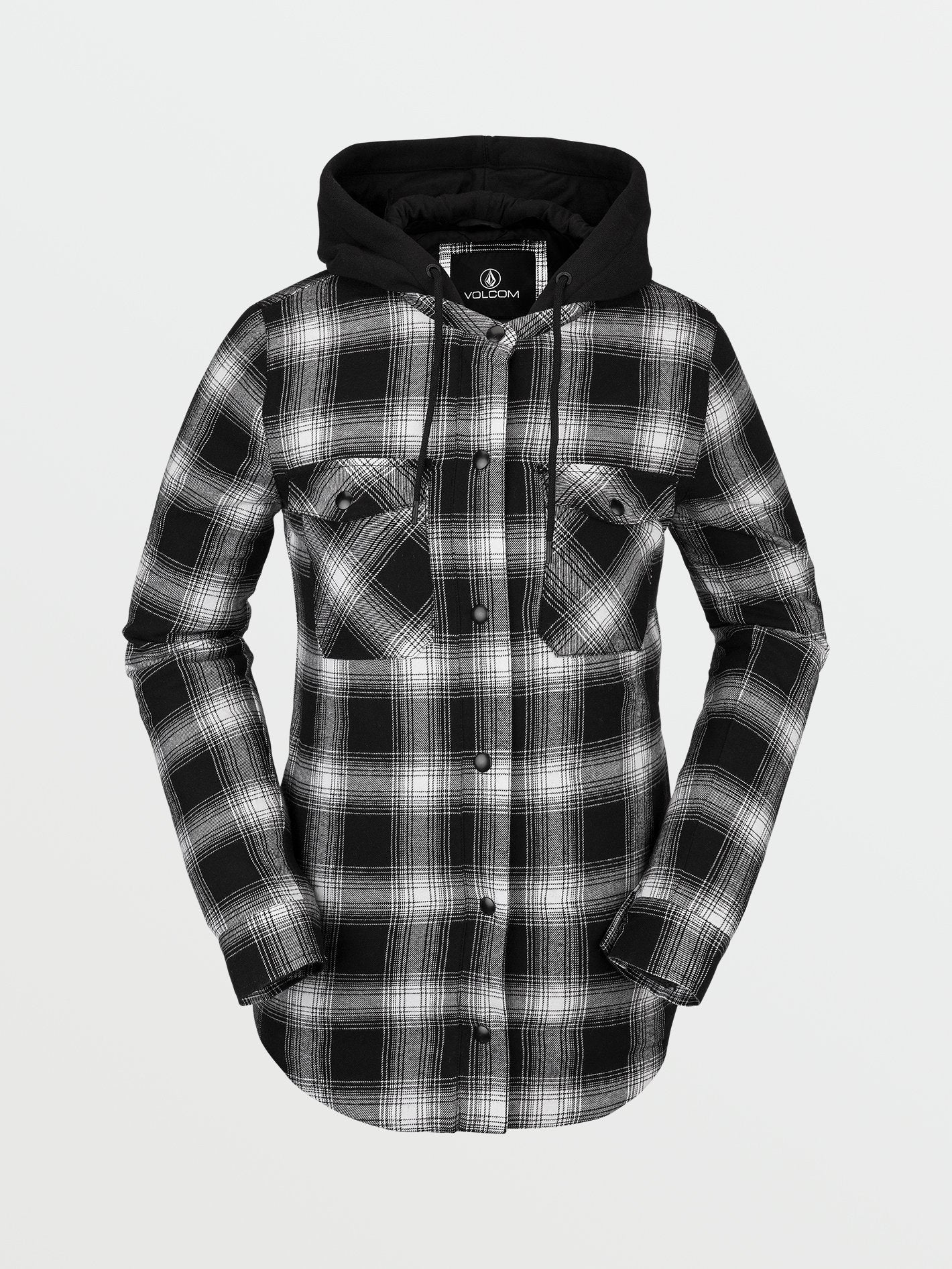 Veste Hooded Flannel - BLACK