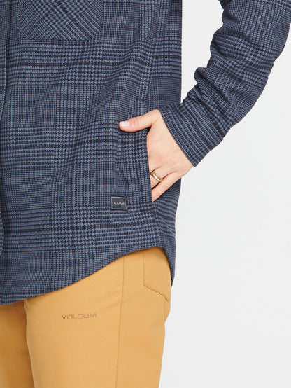 Veste Hooded Flannel - Black