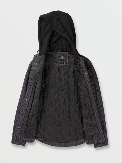Veste Hooded Flannel - Black
