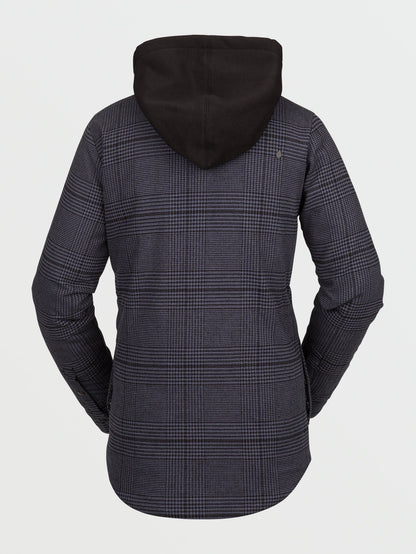 Veste Hooded Flannel - Black
