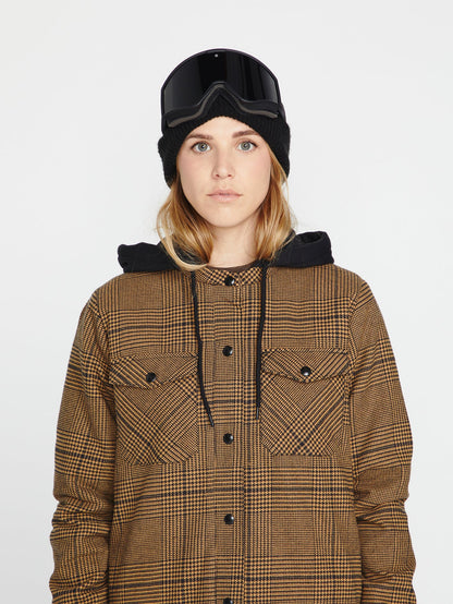 Veste Hooded Flannel - Caramel