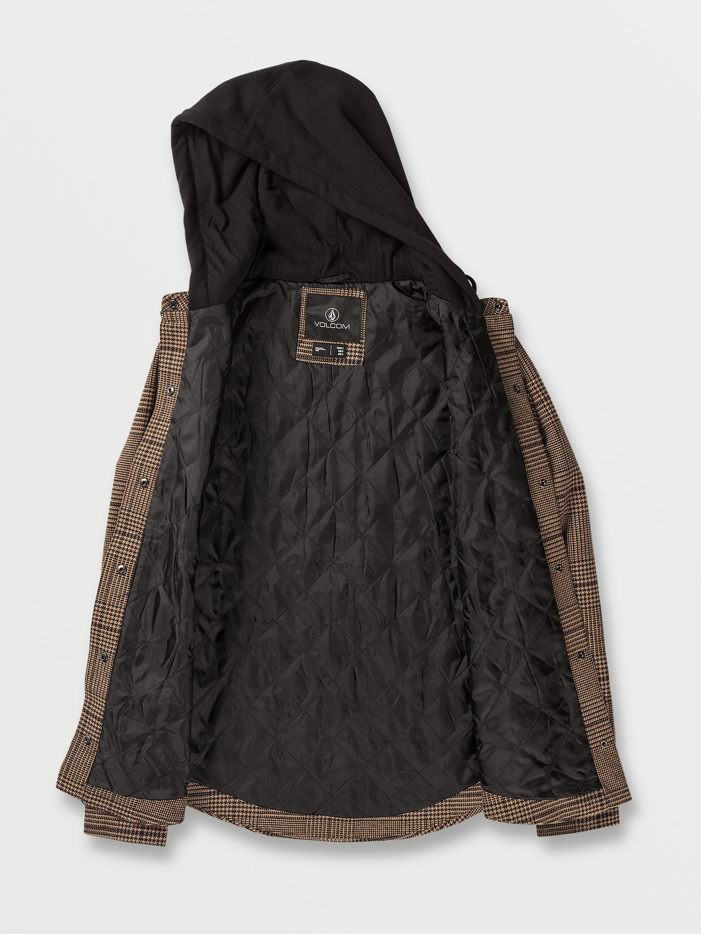 Veste Hooded Flannel - Caramel