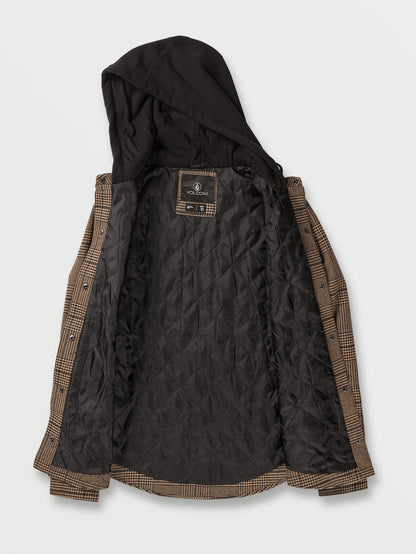 Veste Hooded Flannel - Caramel