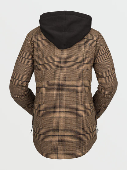 Veste Hooded Flannel - Caramel