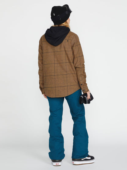 Veste Hooded Flannel - Caramel