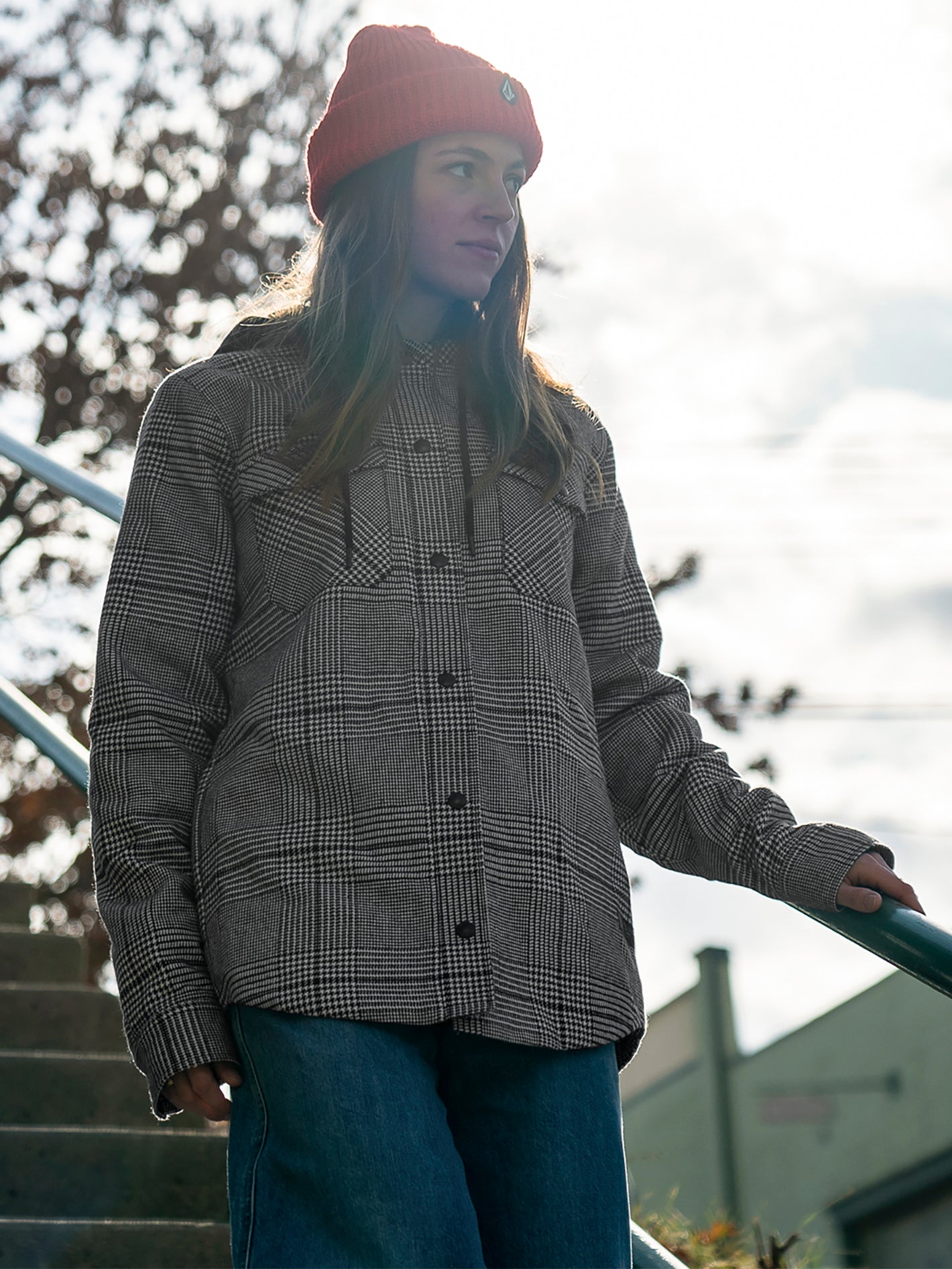 Isolierte Flanelljacke – MOONBEAM