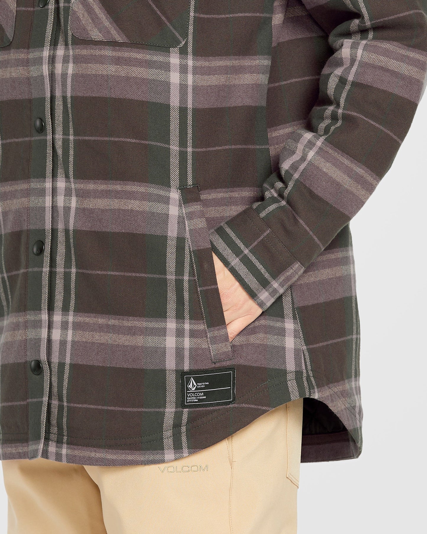 Isolierte Reitflanelljacke – Dusty Lavender