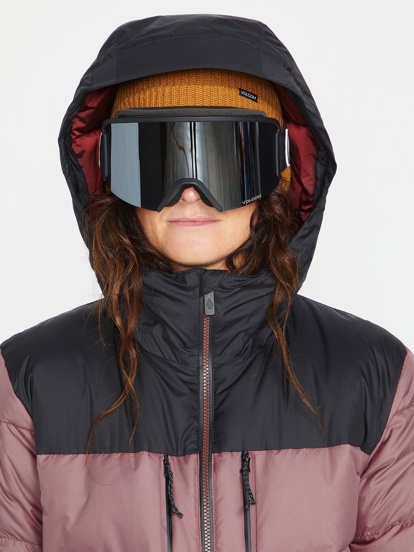 Lifted Down Jacket - Rosewood