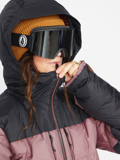 Lifted Down Jacket - Rosewood