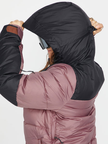 Lifted Down Jacket - Rosewood