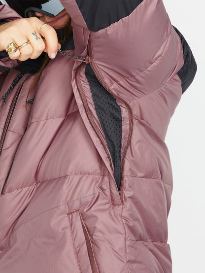 Lifted Down Jacket - Rosewood