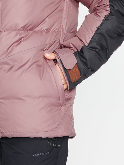 Lifted Down Jacket - Rosewood