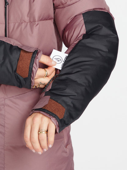 Lifted Down Jacket - Rosewood