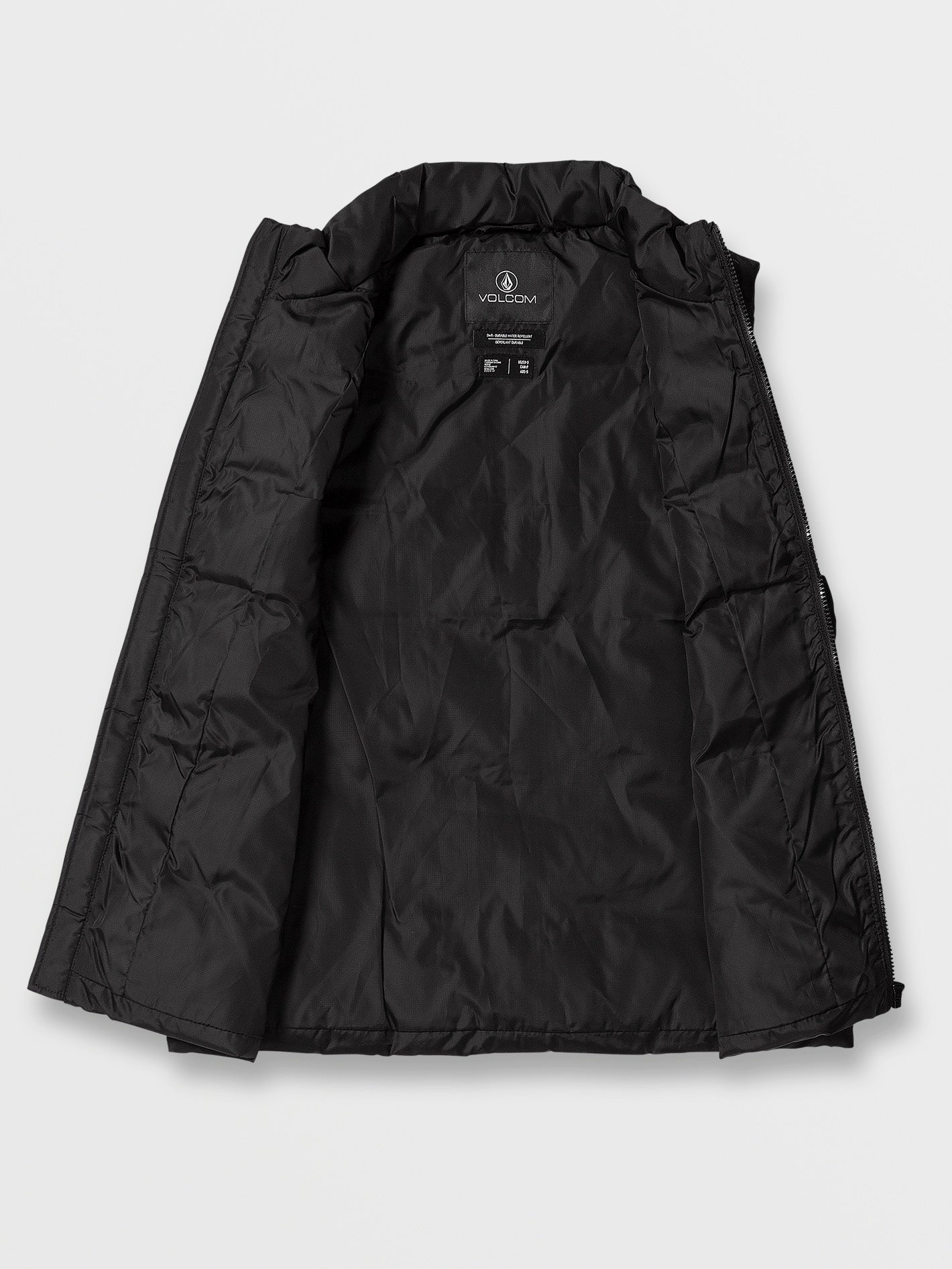 Stone Castine ärmellose Daunenjacke – SCHWARZ