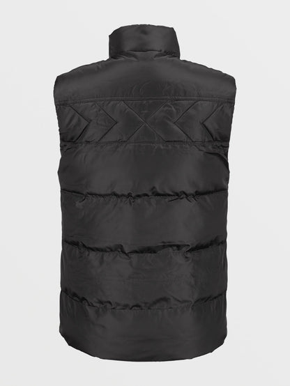 Stone Castine ärmellose Daunenjacke – SCHWARZ