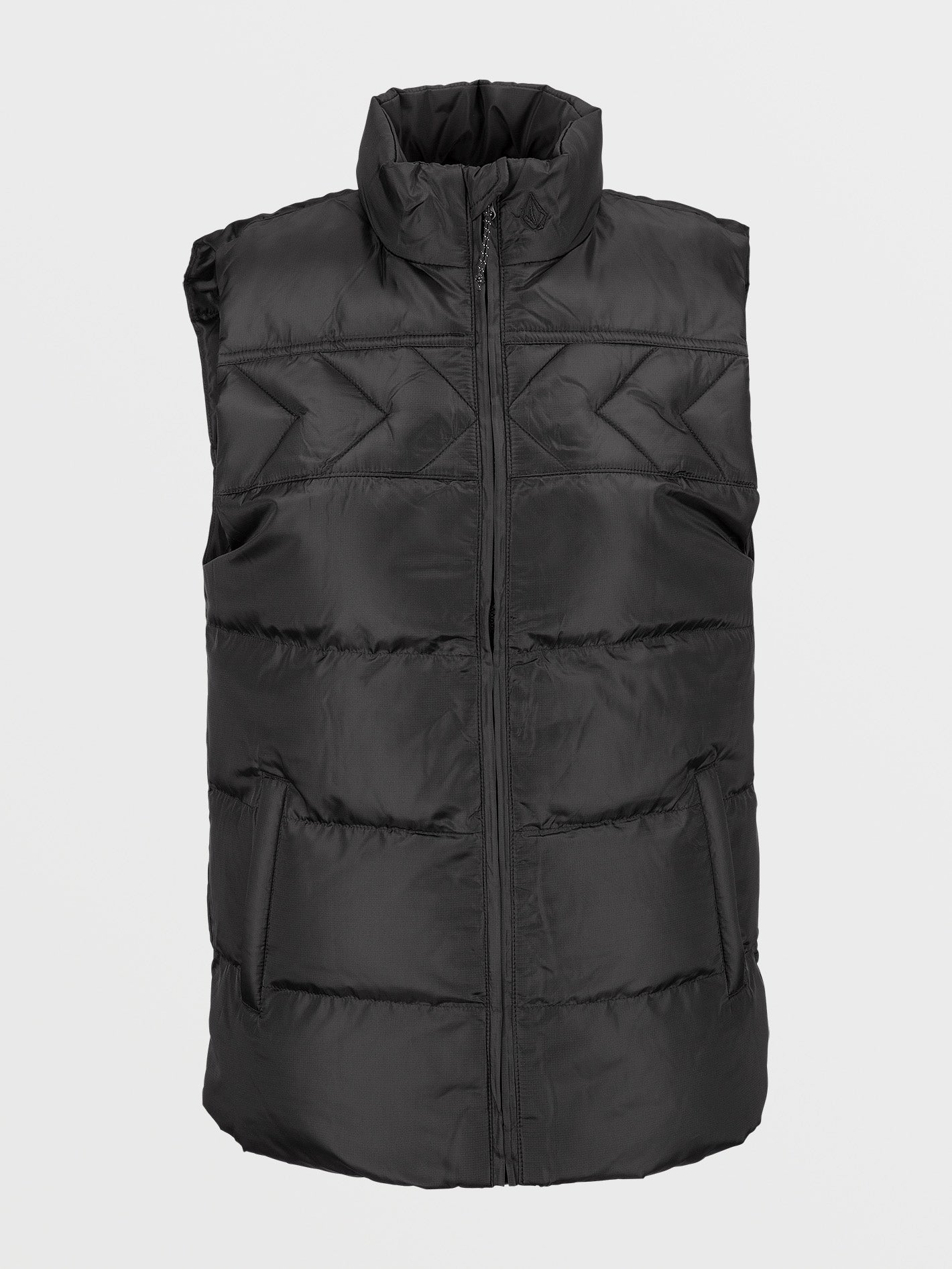 Stone Castine ärmellose Daunenjacke – SCHWARZ