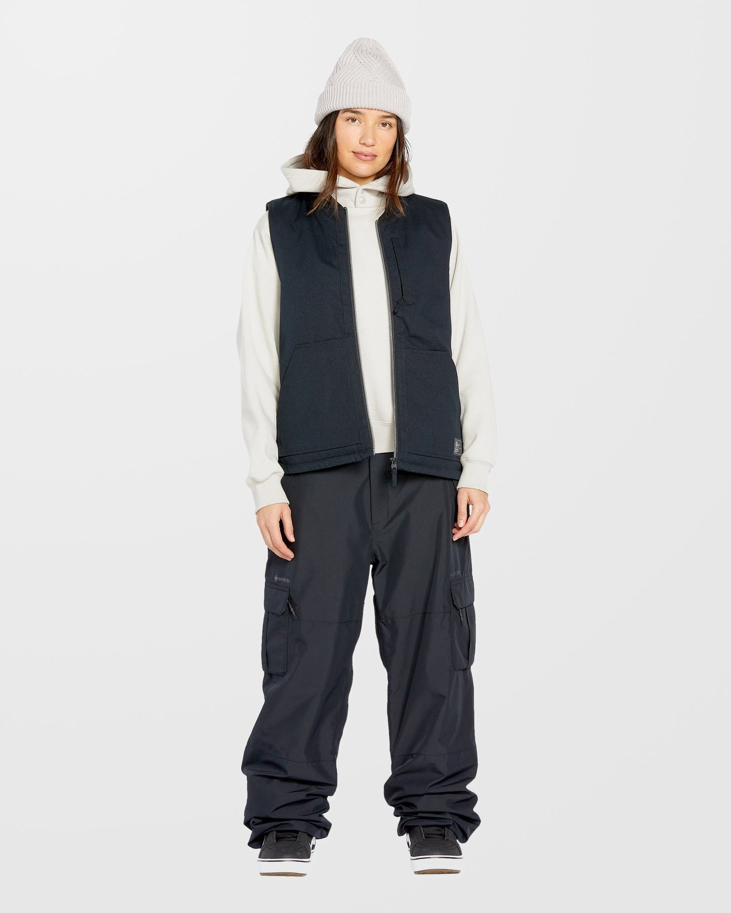 Stone Castine Sleeveless Down Jacket - Black