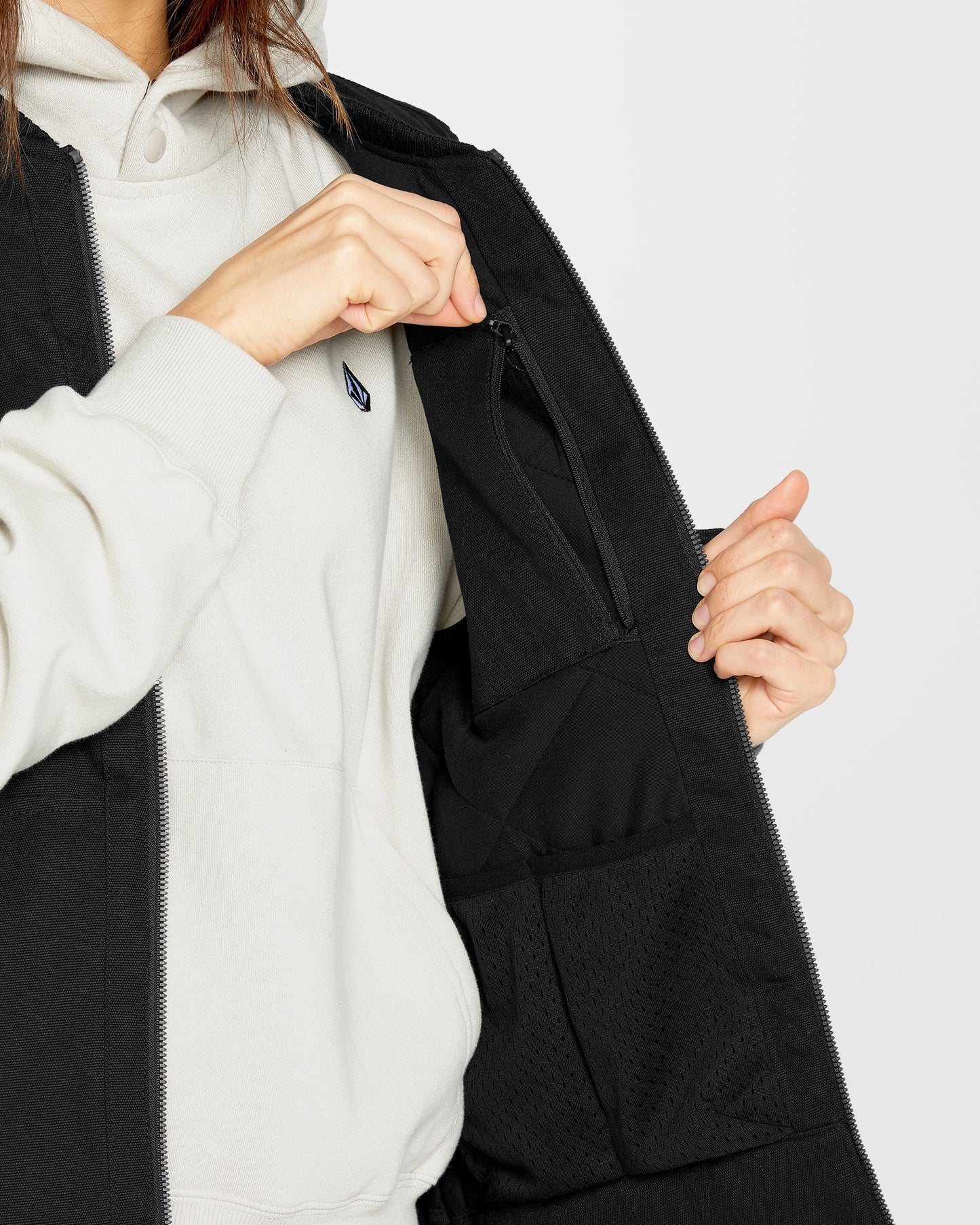 Stone Castine Sleeveless Down Jacket - Black