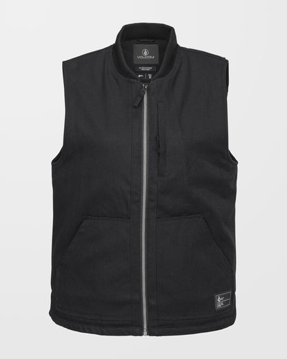 Stone Castine Sleeveless Down Jacket - Black