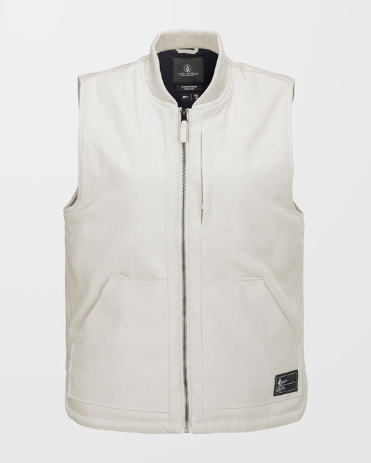 Stone Castine Sleeveless Down Jacket - Stone