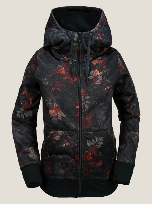Vitro Sweatshirt – Schwarzer Blumendruck