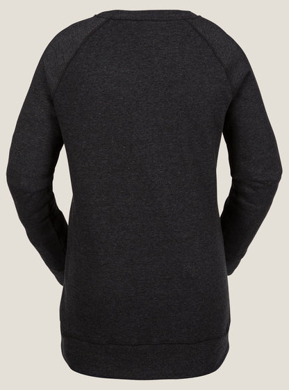 Smile Crew Neck Sweatshirt - Black