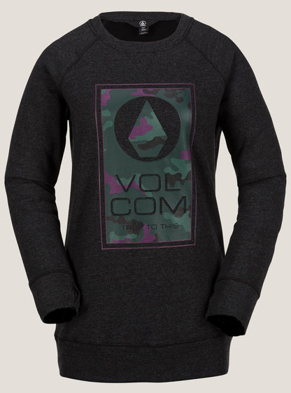 Smile Crew Neck Sweatshirt - Black
