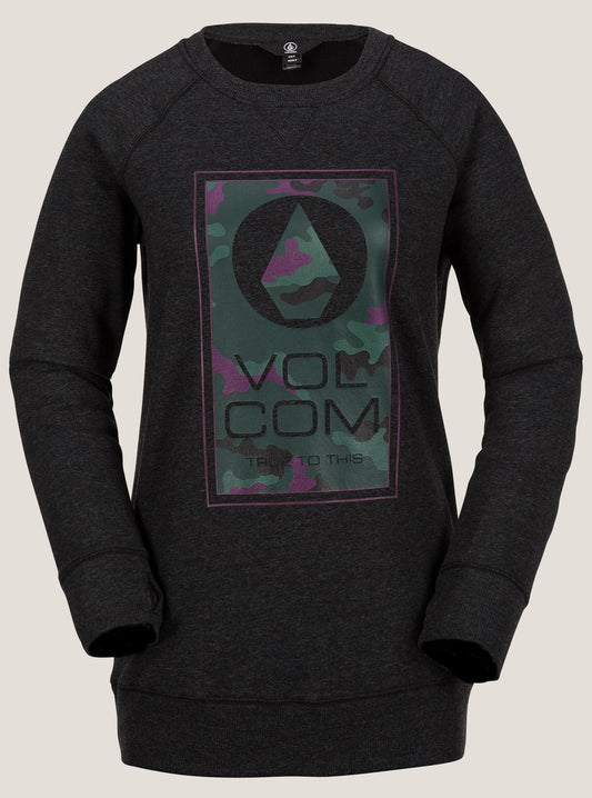 Smile Rundhals-Sweatshirt - Schwarz