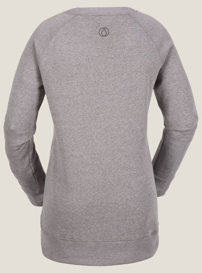 Sweat À Col Rond Smile - Heather Grey