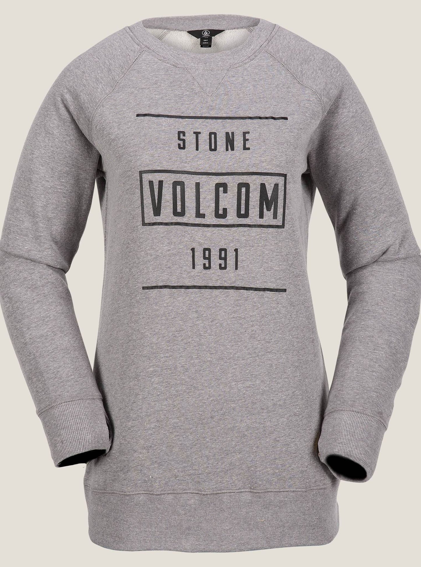Sweat À Col Rond Smile - Heather Grey