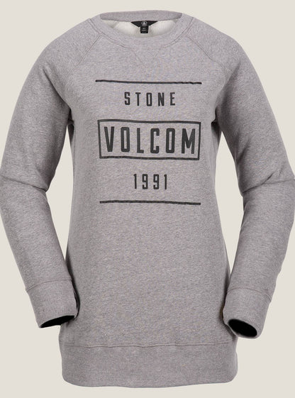 Sweat À Col Rond Smile - Heather Grey