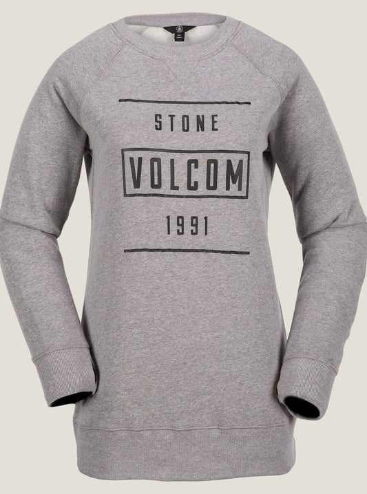 Smile Rundhals-Sweatshirt - Grau meliert