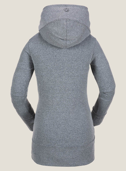 Vallican Fleece mit durchgehendem Reißverschluss – Heather Grey