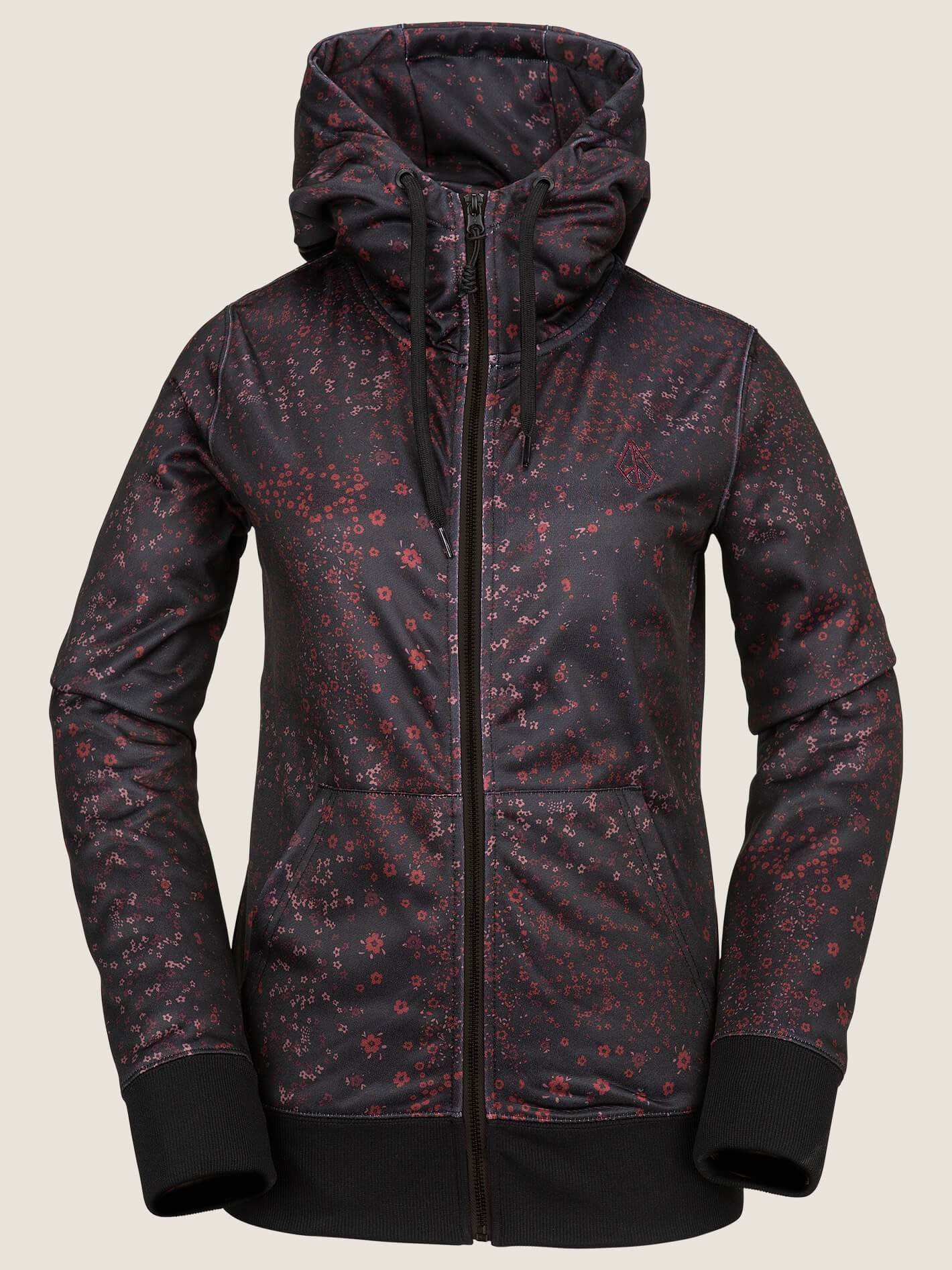 Cascara Sweatshirt - Black Floral Print
