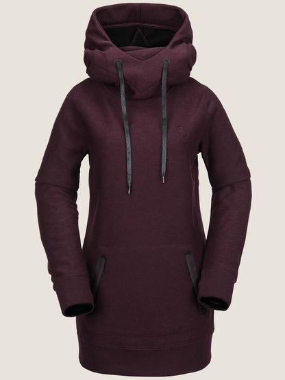 Riding Hoody Sweatshirt - Merlot