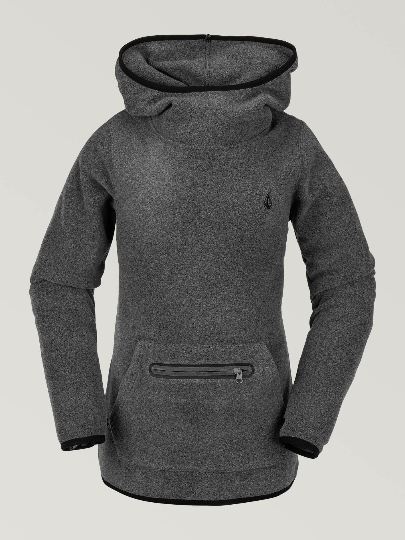 Mid Hoody Polartec® - HEATHER GREY