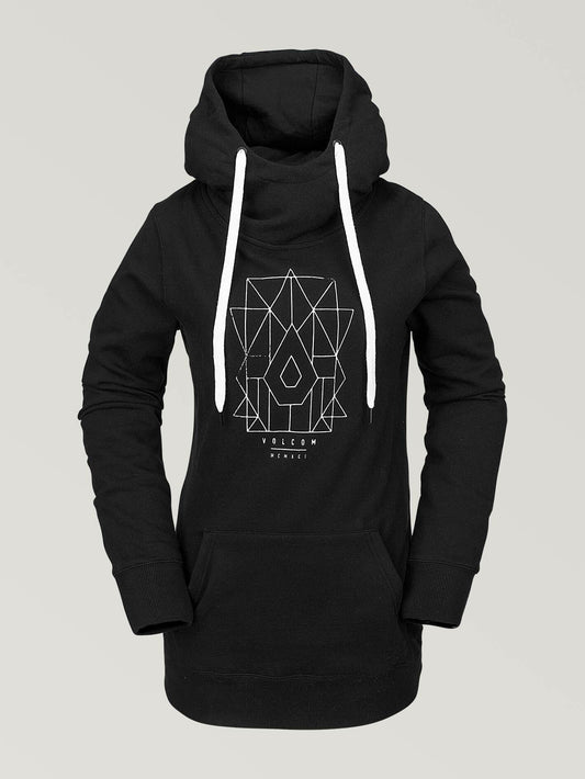 Costus Fleece-Sweatshirt – SCHWARZ