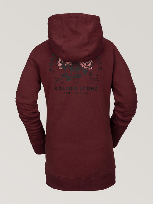 Costus Fleece-Sweatshirt – SCHARLACHROT
