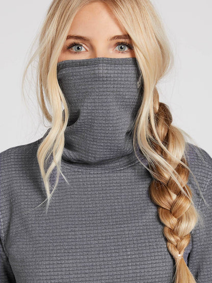 Tech Funnel Sweatshirt - GRAU MELIERT