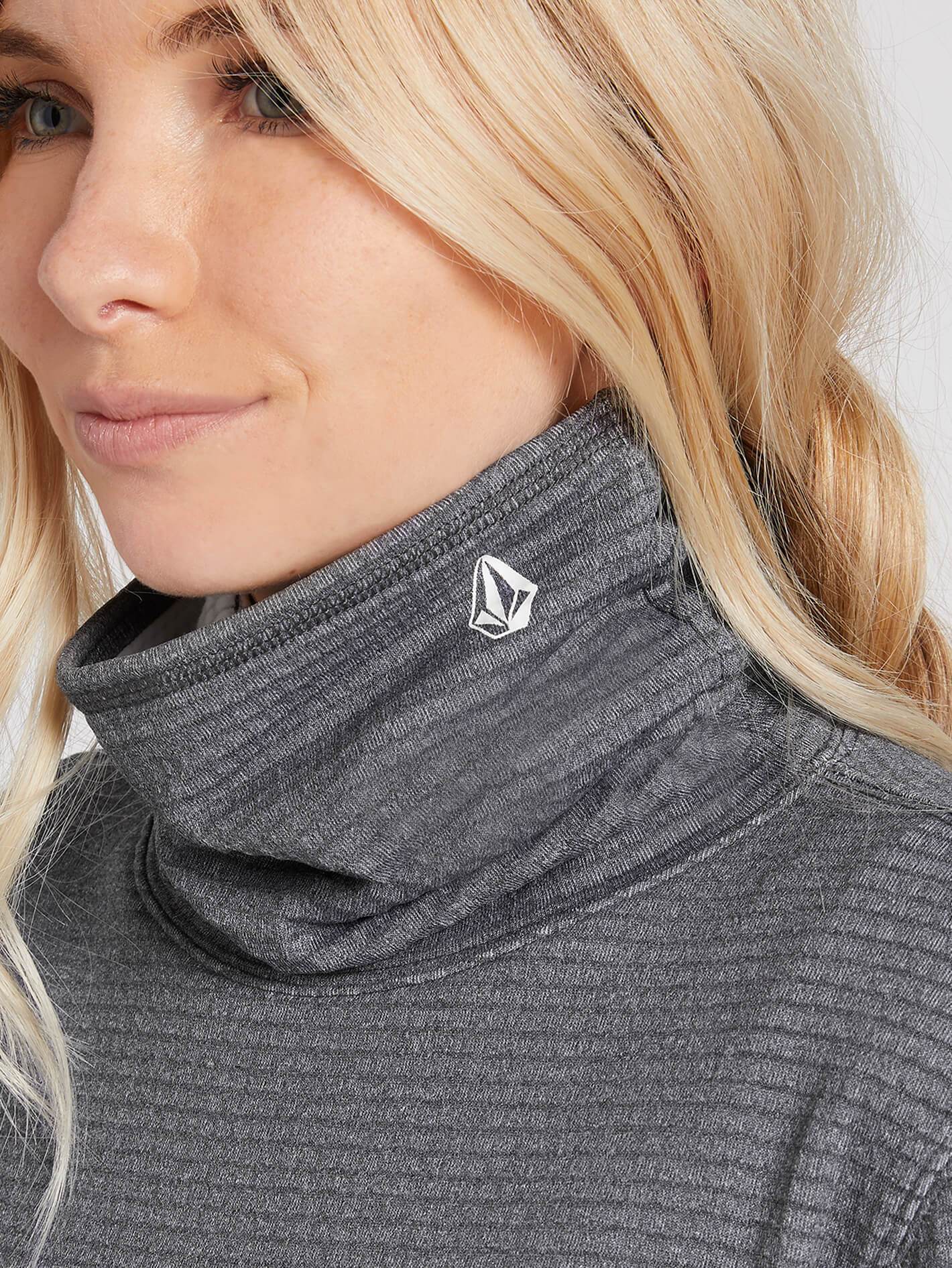 Tech Funnel Sweatshirt - GRAU MELIERT