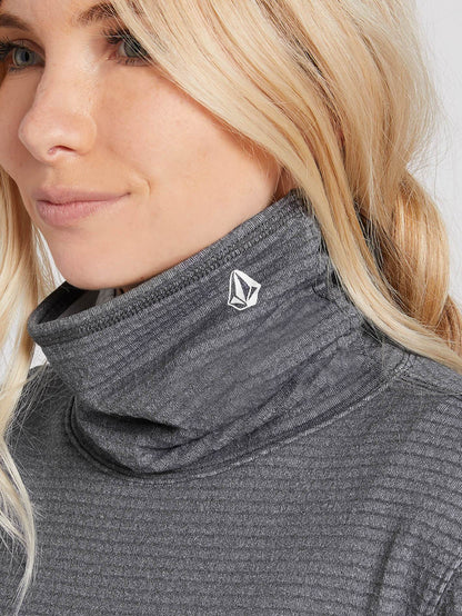 Tech Funnel Sweatshirt - GRAU MELIERT