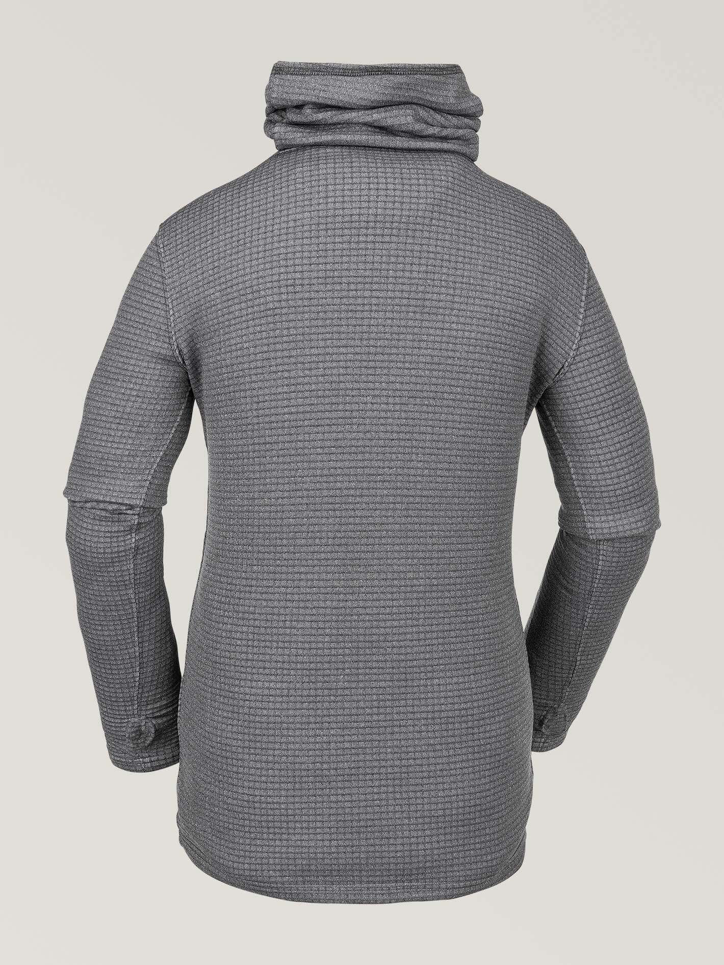 Tech Funnel Sweatshirt - GRAU MELIERT