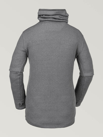 Tech Funnel Sweatshirt - GRAU MELIERT