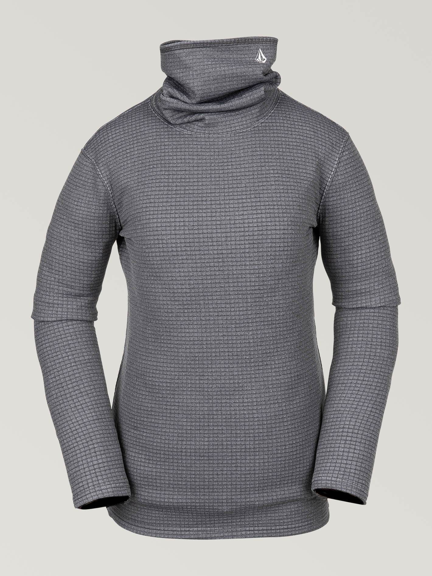 Tech Funnel Sweatshirt - GRAU MELIERT