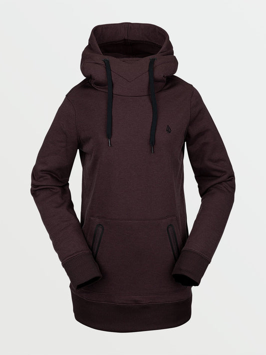 Polartec® Ridin Hoodie - Schwarz Rot