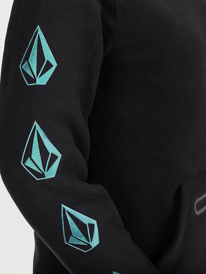 Polartec® Mid Hoodie – Schwarz