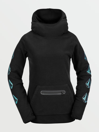 Polartec® Mid Hoodie – Schwarz